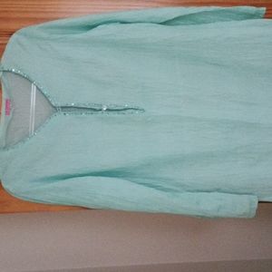 Turquoise Maxi Caftan